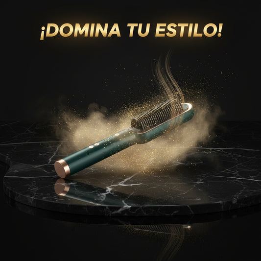 GlamBrush Pro: Cepillo Alisador Rizador