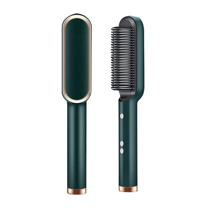 GlamBrush Pro: Cepillo Alisador Rizador