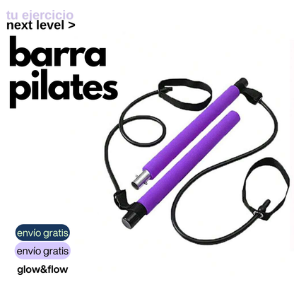 Barra Pilates con Banda Resistencia