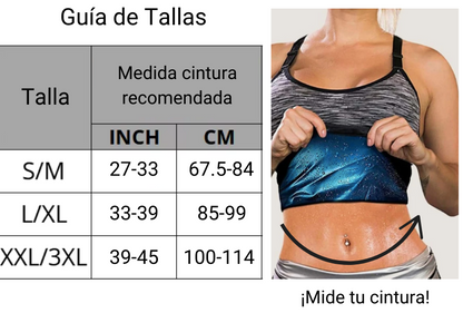 Faja Térmica Reductora para Mujer 🔥👟